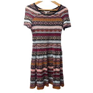 Cecilia Prado for Anthropologie Luiza Short Sleeve Knit Sweater Dress Size Small